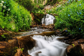 Картинка природа водопады простор