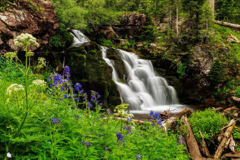 Картинка природа водопады простор