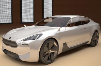 обоя kia gt concept 2011, автомобили, 3д, kia, gt, concept, 2011