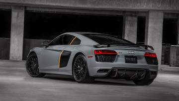 Картинка audi+r8+v10+plus+exclusive+edition+2017 автомобили audi v10 r8 edition серый exclusive plus 2017