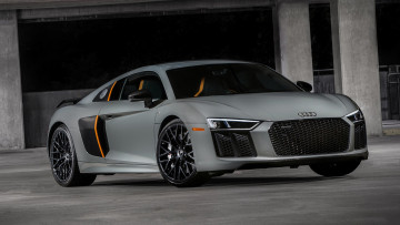 Картинка audi+r8+v10+plus+exclusive+edition+2017 автомобили audi серый edition 2017 exclusive plus r8 v10