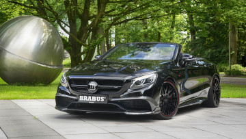 Картинка brabus+850+6-0+biturbo+cabrio+based+on+mercedes-benz+amg+s63+cabrio+2017 автомобили brabus based cabrio biturbo mercedes-benz amg s63 2017 6-0 850