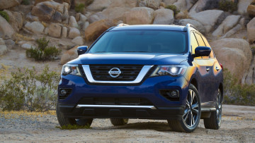 Картинка nissan+pathfinder+2017 автомобили nissan datsun синий 2017 pathfinder