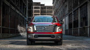 Картинка nissan+titan+2017 автомобили nissan datsun titan 2017 красный