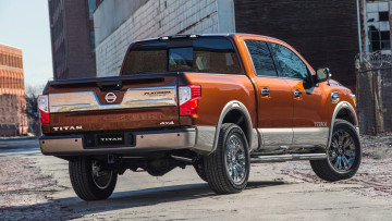 Картинка nissan+titan+crew+cab+2017 автомобили nissan datsun titan crew cab 2017 оранжевый