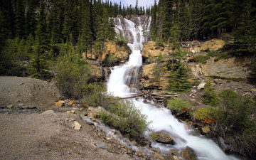 Картинка природа водопады поток