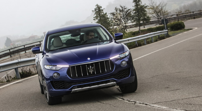 Обои картинки фото maserati levante 2017, автомобили, maserati, синий, 2017, levante