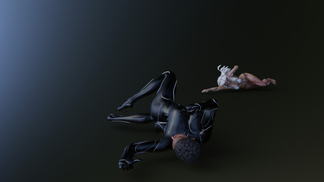 Обои картинки фото 3д графика, люди , people, девушки, взгляд, фон