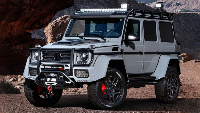 Обои картинки фото brabus 550 adventure 4x4 based on mercedes-benz g-class 4x4 2017, автомобили, brabus, 2017, 4x4, g-class, based, mercedes-benz, adventure, 550