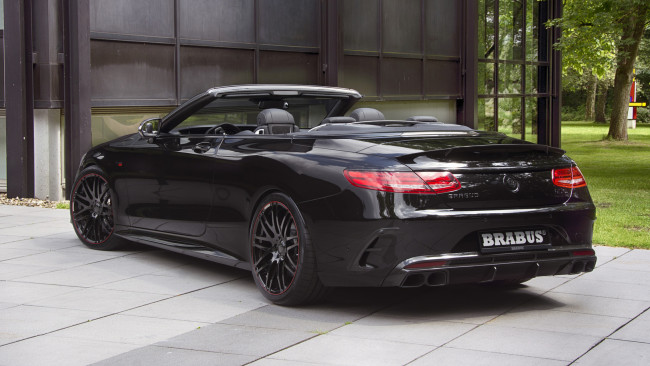 Обои картинки фото brabus 850 6-0 biturbo cabrio based on mercedes-benz amg s63 cabrio 2017, автомобили, brabus, 2017, 6-0, 850, cabrio, based, mercedes-benz, amg, s63, biturbo