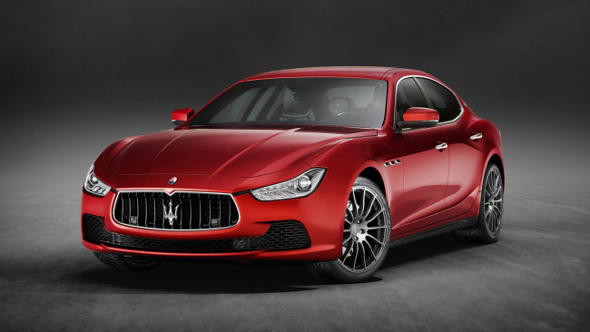 Обои картинки фото maserati ghibli sport package 2017, автомобили, maserati, красный, 2017, sport, ghibli, package