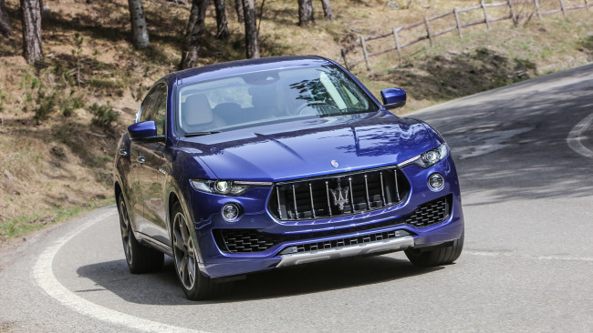 Обои картинки фото maserati levante 2017, автомобили, maserati, синий, 2017, levante