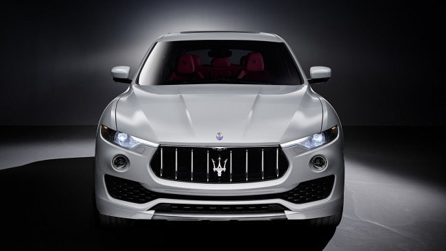 Обои картинки фото maserati levante suv 2017, автомобили, maserati, levante, suv, 2017, белый