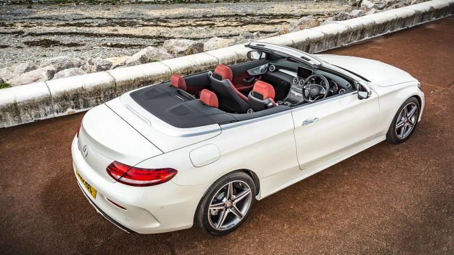 Обои картинки фото mercedes-benz c class c220 d-cabriolet 2017, автомобили, mercedes-benz, d-cabriolet, c, 2017, c220, class