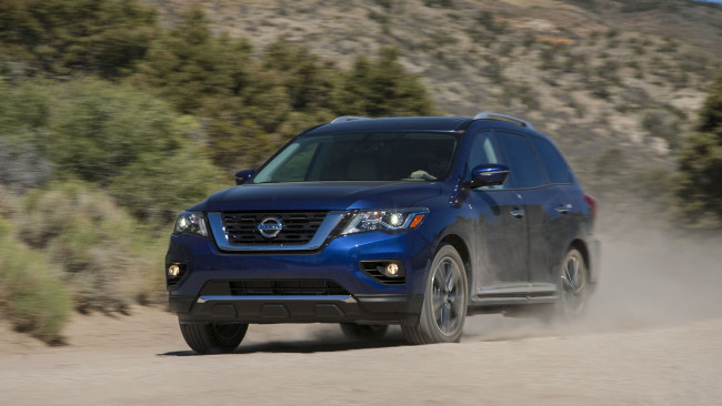 Обои картинки фото nissan pathfinder 2017, автомобили, nissan, datsun, pathfinder, 2017, синий