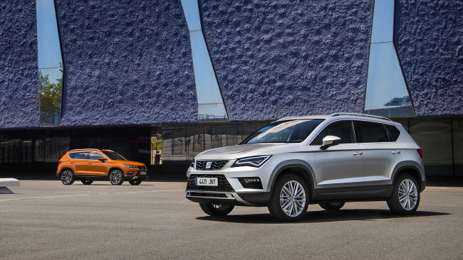 Обои картинки фото seat ateca suv 2017, автомобили, seat, suv, 2017, ateca