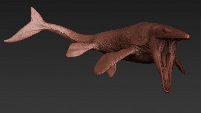 Обои картинки фото 3д графика, _science fiction, рыба, фон