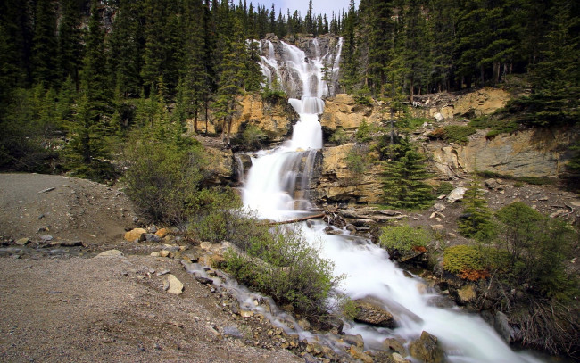 Обои картинки фото природа, водопады, поток