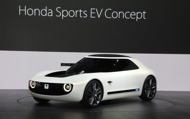 Обои картинки фото honda sports ev concept 2017, автомобили, выставки и уличные фото, 2017, sports, honda, ev, concept