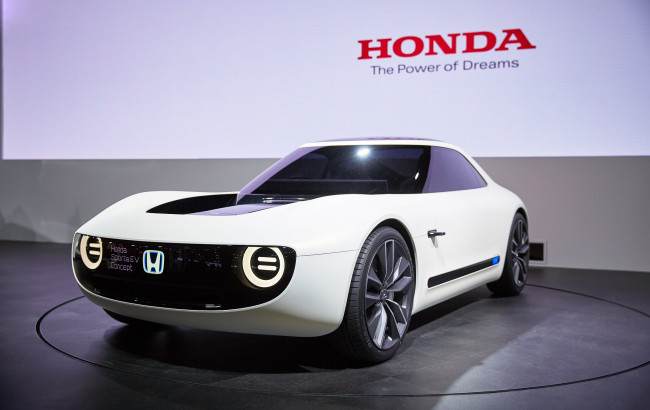 Обои картинки фото honda sports ev concept 2017, автомобили, выставки и уличные фото, sports, honda, 2017, concept, ev
