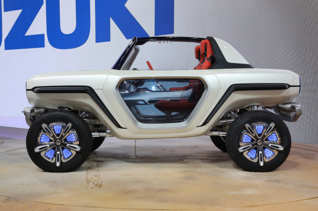 Обои картинки фото suzuki e-survivor concept 2017, автомобили, выставки и уличные фото, suzuki, 2017, concept, e-survivor