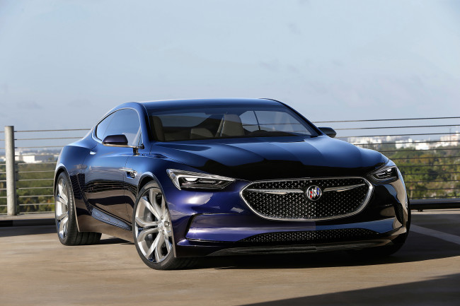 Обои картинки фото buick avista concept 2016, автомобили, buick, avista, concept, 2016, синий