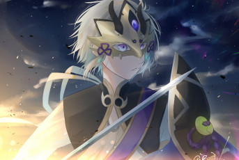 Картинка аниме fate stay+night +grand+order +apocrypha маска