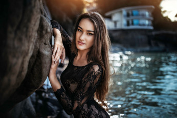 Картинка девушка девушки -unsort+ брюнетки темноволосые модель