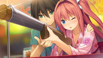 Картинка аниме оружие +техника +технологии aokana four rhythm across the blue