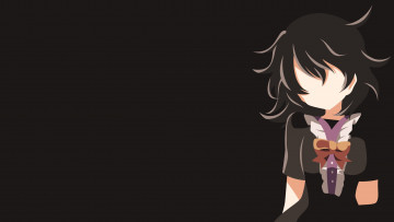 Картинка аниме touhou фон взгляд девушка