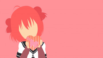 обоя аниме, yuru yuri, девушка, yuru, yuri, фон, взгляд