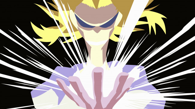 Обои картинки фото аниме, boku no hero academia, всемогущий