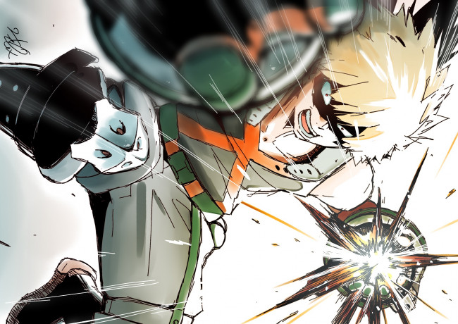 Обои картинки фото аниме, boku no hero academia, моя, геройская, академия