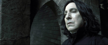 Картинка кино+фильмы harry+potter+and+the+deathly+hallows +part+ii профессор лицо северус снейп хогвардс арки