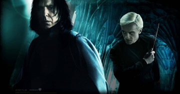 Картинка кино+фильмы harry+potter+and+the+half-blood+prince палочка профессор северус снейп драко малфой зельевар