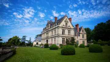 Картинка chateau+de+la+bourdaisiere города замки+франции chateau de la bourdaisiere