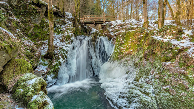 Обои картинки фото природа, водопады, вода, водопад, поток