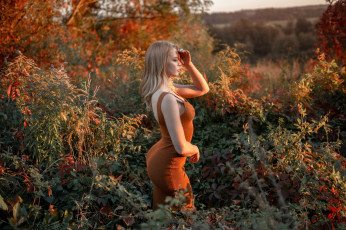 Картинка девушки -+блондинки +светловолосые блондинка профиль трава