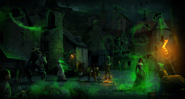 Обои картинки фото фэнтези, иные миры,  иные времена, город