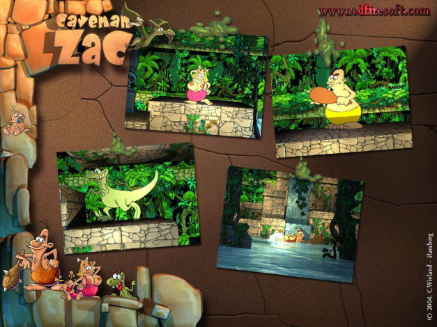 Обои картинки фото видео, игры, caveman, zac