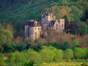 Картинка fayrac manor beynac france города