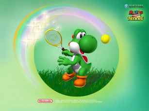 обоя mario, power, tennis, видео, игры