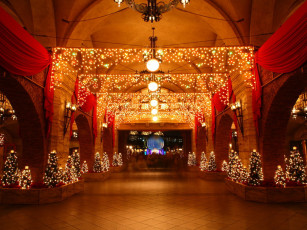 Картинка праздничные новогодние пейзажи