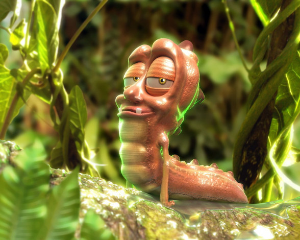 Обои картинки фото видео, игры, worms, 3d