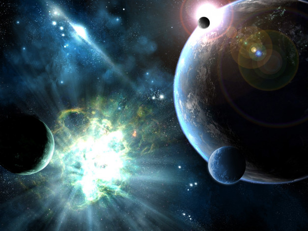 Обои картинки фото космос, арт