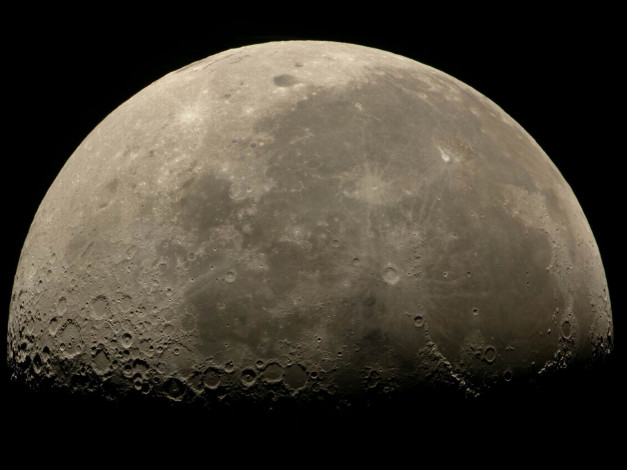 Обои картинки фото луна, космос