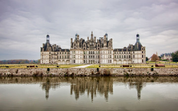 Картинка chambord castle france города замки луары франция