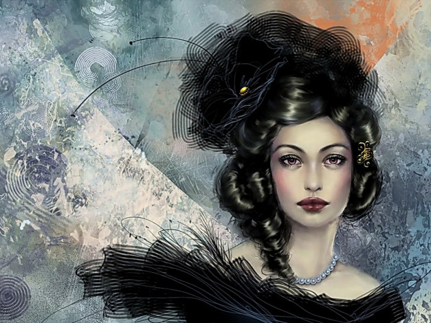 Обои картинки фото рисованные, люди