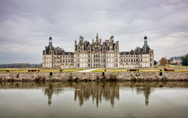 Обои картинки фото chambord, castle, france, города, замки, луары, франция