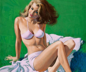 Картинка arthur saron sarnoff рисованные девушка